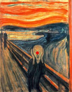 EdvardMunch-TheScream-1893-nez-rouge